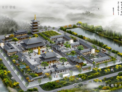 太和寺庙建筑总体规划方案